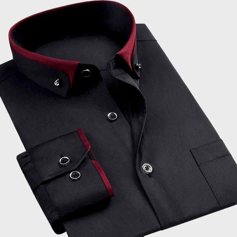 Davenport Stretch Slim Fit Business Shirt Luxe Cotton | Blaine London