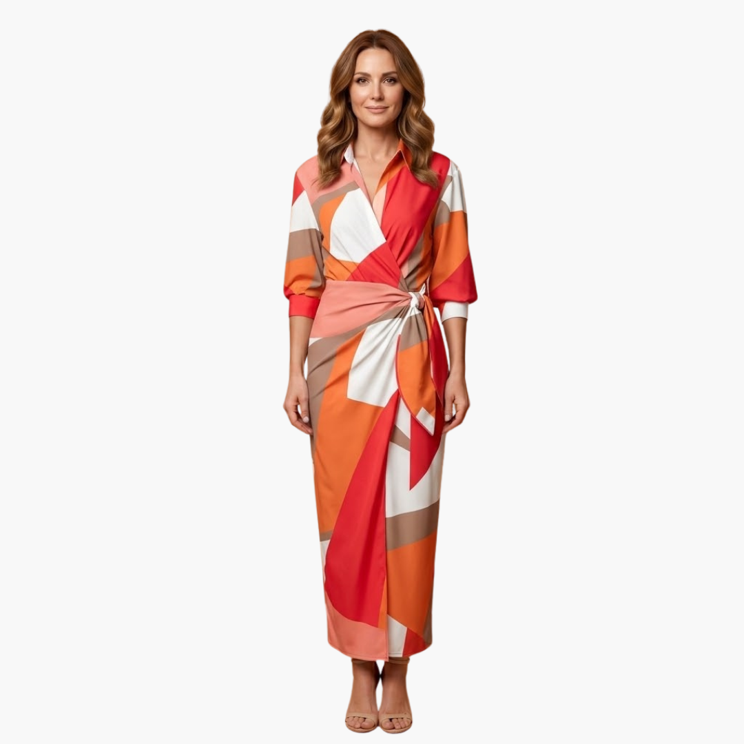 Harriet | Women's Striped Maxi Shirt Summer Dress