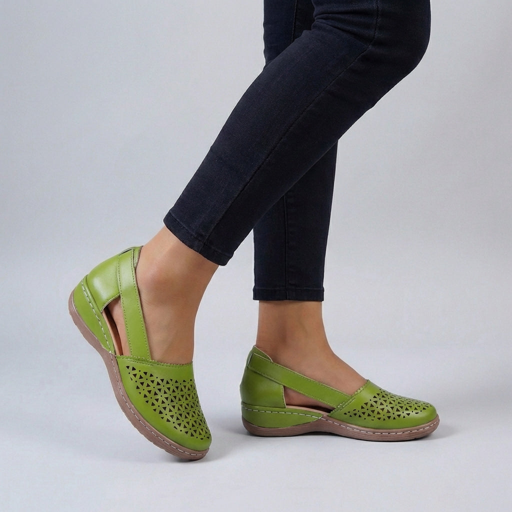Arabella | Effortless Women's Scalloped Cut Out Sandals