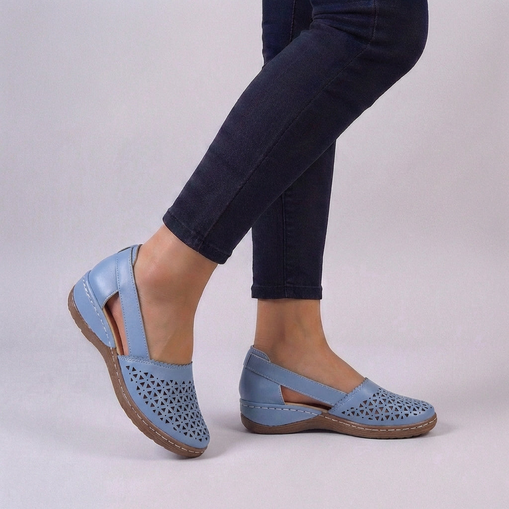 Arabella | Effortless Women's Scalloped Cut Out Sandals