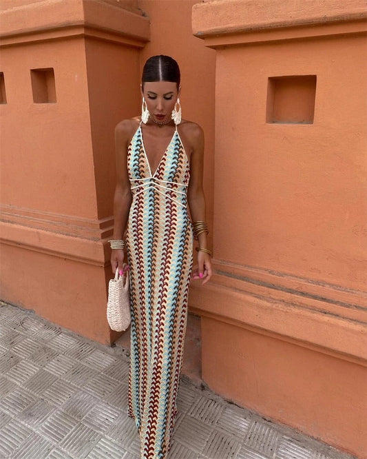 Bree | Relaxed Womens Crochet Beach Wedding Guest Dress