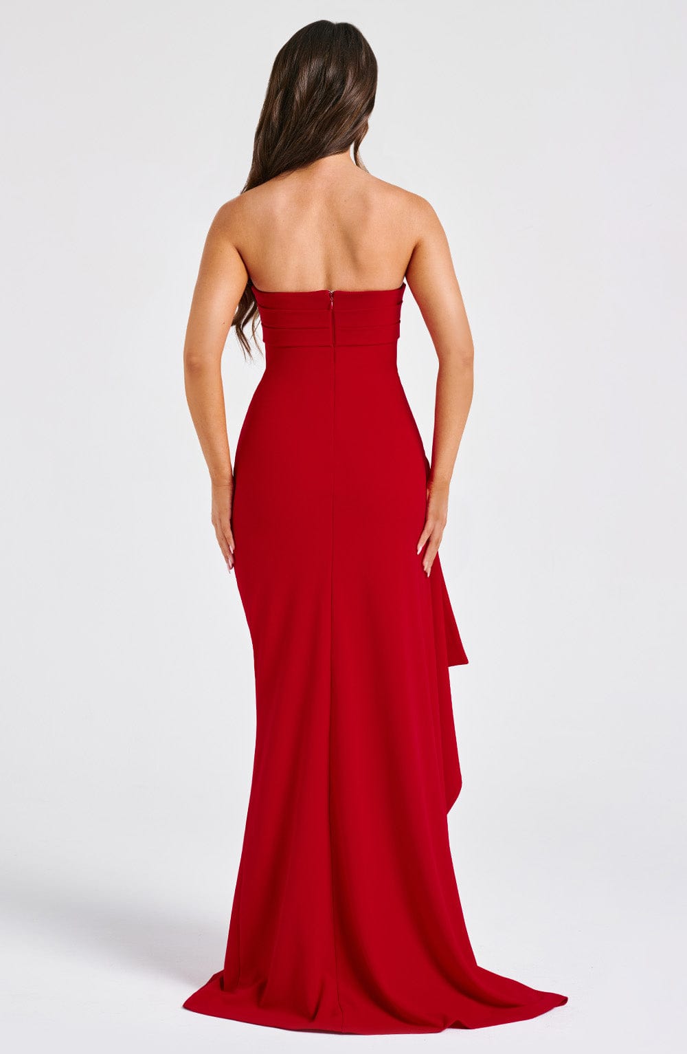 Camilla | Women High Slit Strapless Maxi Dress
