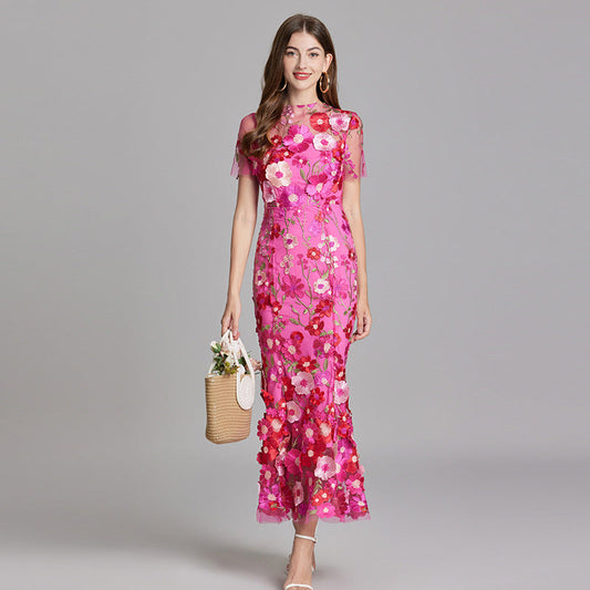 Cecily | Women Sleeveless Floral Maxi Dress Flowing Silhouette