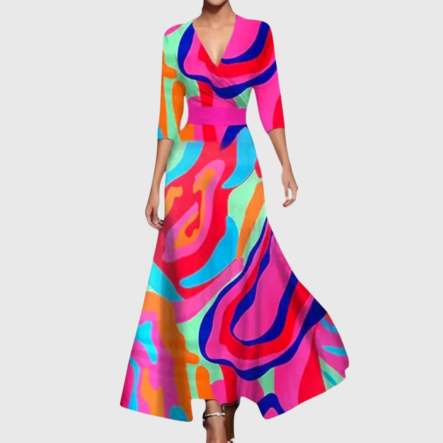 Clarice | Women Elegant Tailored Midi Dress Flattering Fit