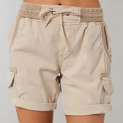 Darcy | Women’s High-Waist Cargo Comfort Shorts