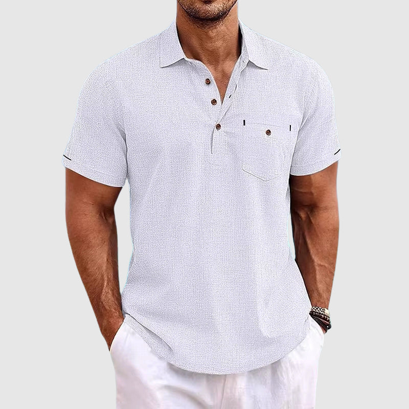 Daxley | Lightweight Men's Summer Linen Polo