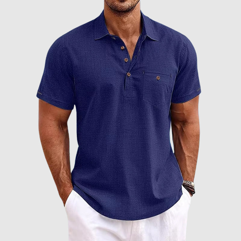Daxley | Lightweight Men's Summer Linen Polo
