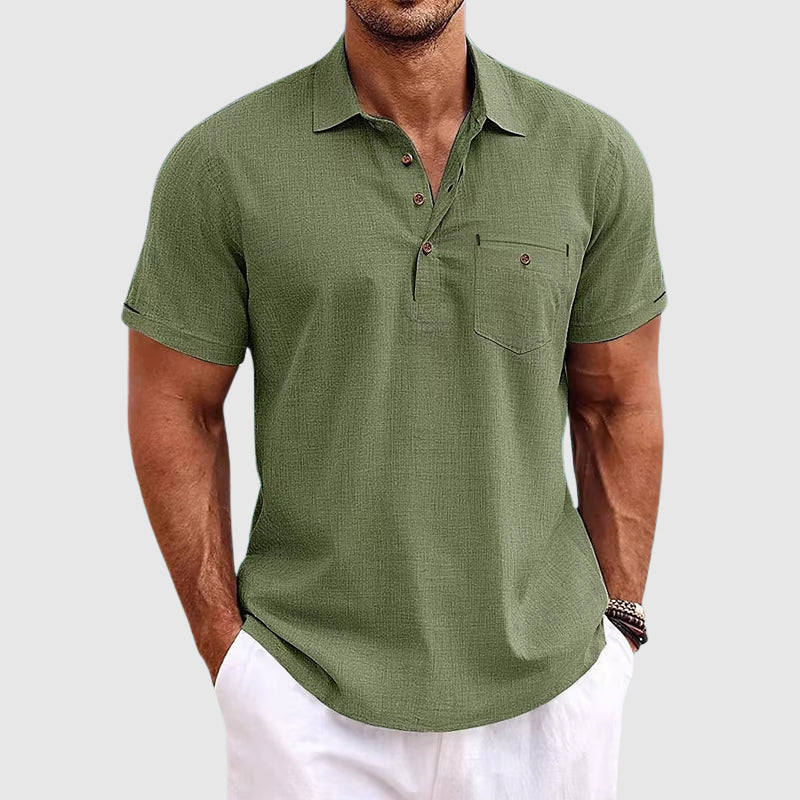 Daxley | Lightweight Men's Summer Linen Polo