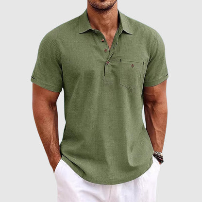 Daxley | Lightweight Men's Summer Linen Polo