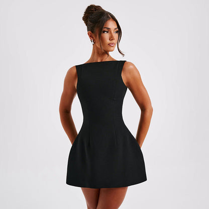 Elara | Elegant Women’s 2026 Graduation A-Line Mini Dress