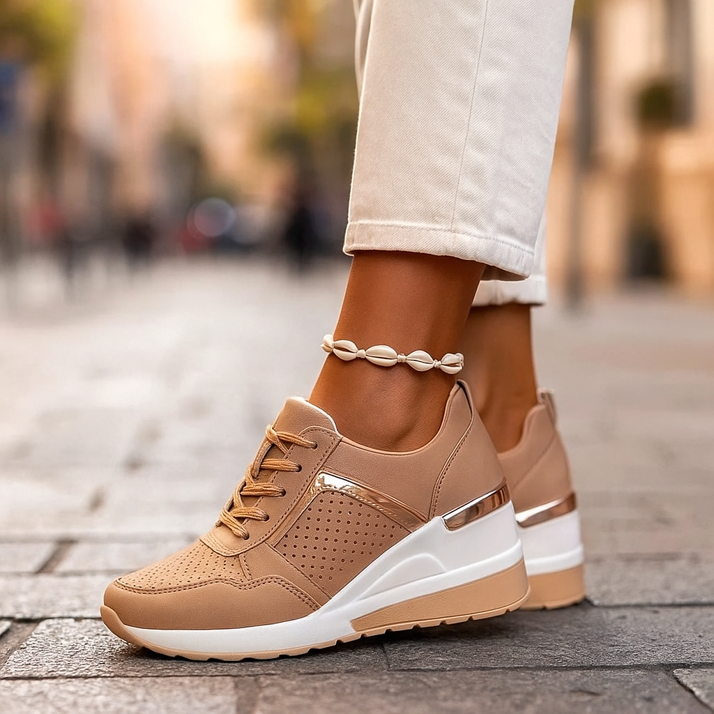 Elowen | Women's Supportive Wedge Trainers