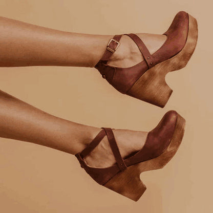 Frederica | Stylish Women's Wedge Heels Closed Toe