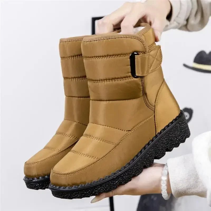 Harriet | Waterproof Quilted Slip-On Fleece Lined Boots