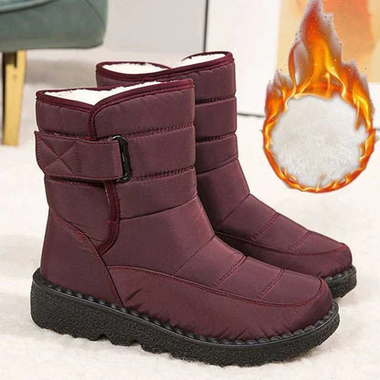 Harriet | Waterproof Quilted Slip-On Fleece Lined Boots