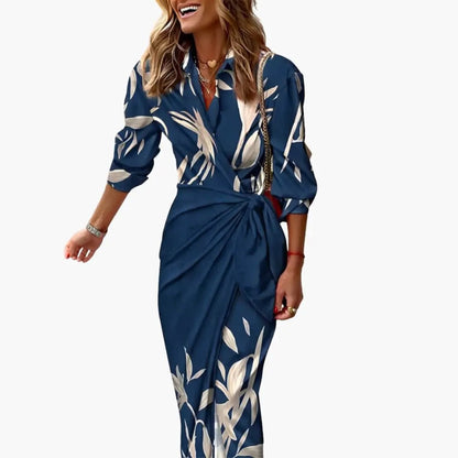 Harriet | Women's Striped  Maxi Shirt Summer Dress