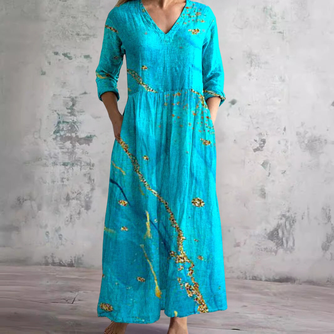 Imogen | Elegant Women's Floral Maxi Dress