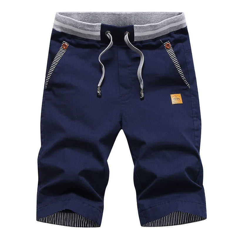 Jasper | Men Casual Summer Shorts Cotton Drawstring