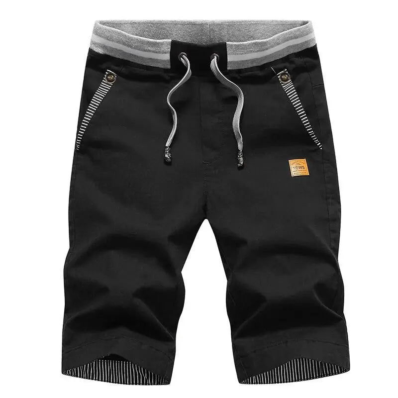Jasper | Men Casual Summer Shorts Cotton Drawstring