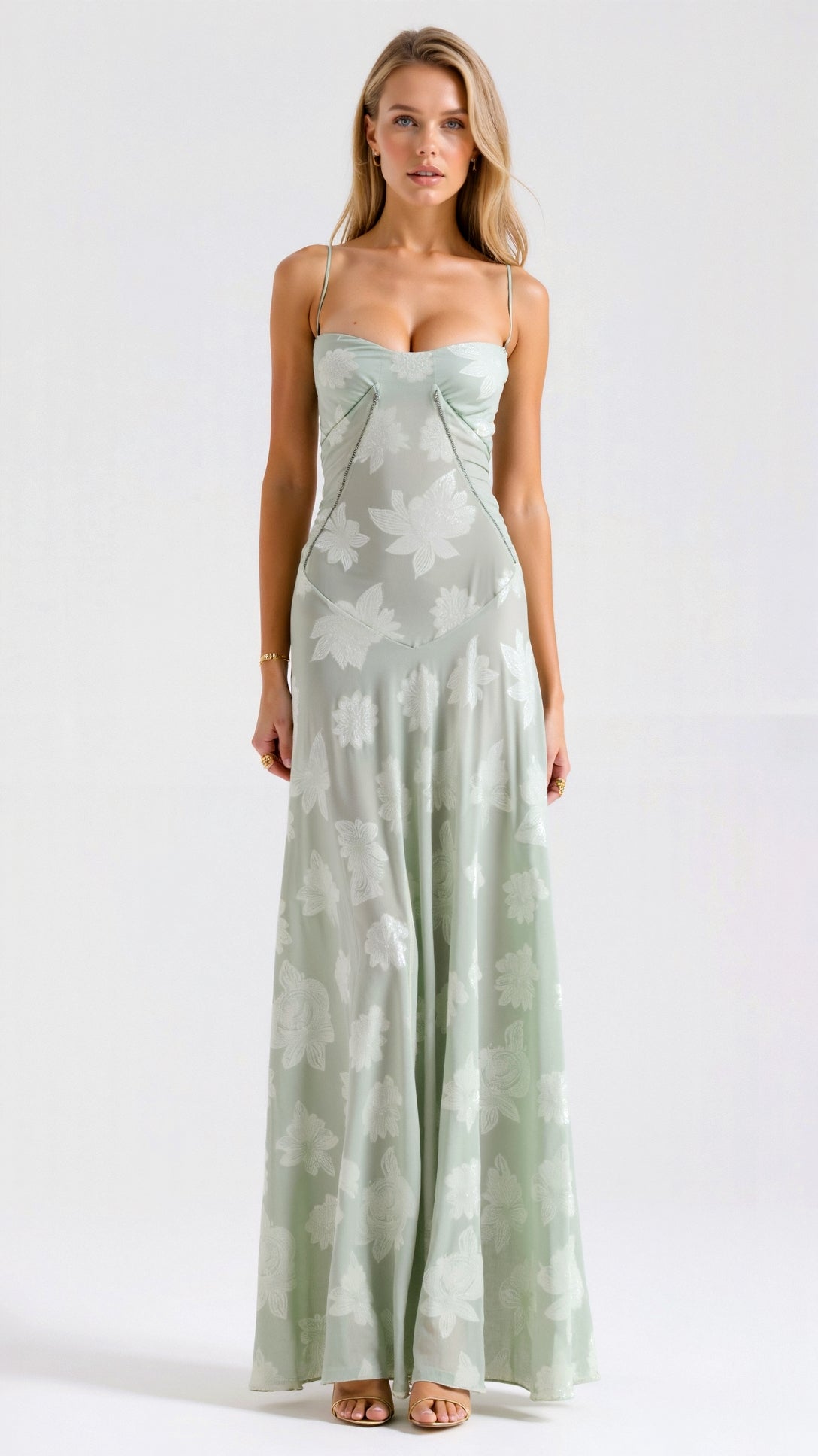 Lyra | Women Wedding Guest Slip Maxi Dress