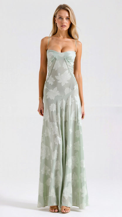 Lyra | Women Wedding Guest Slip Maxi Dress