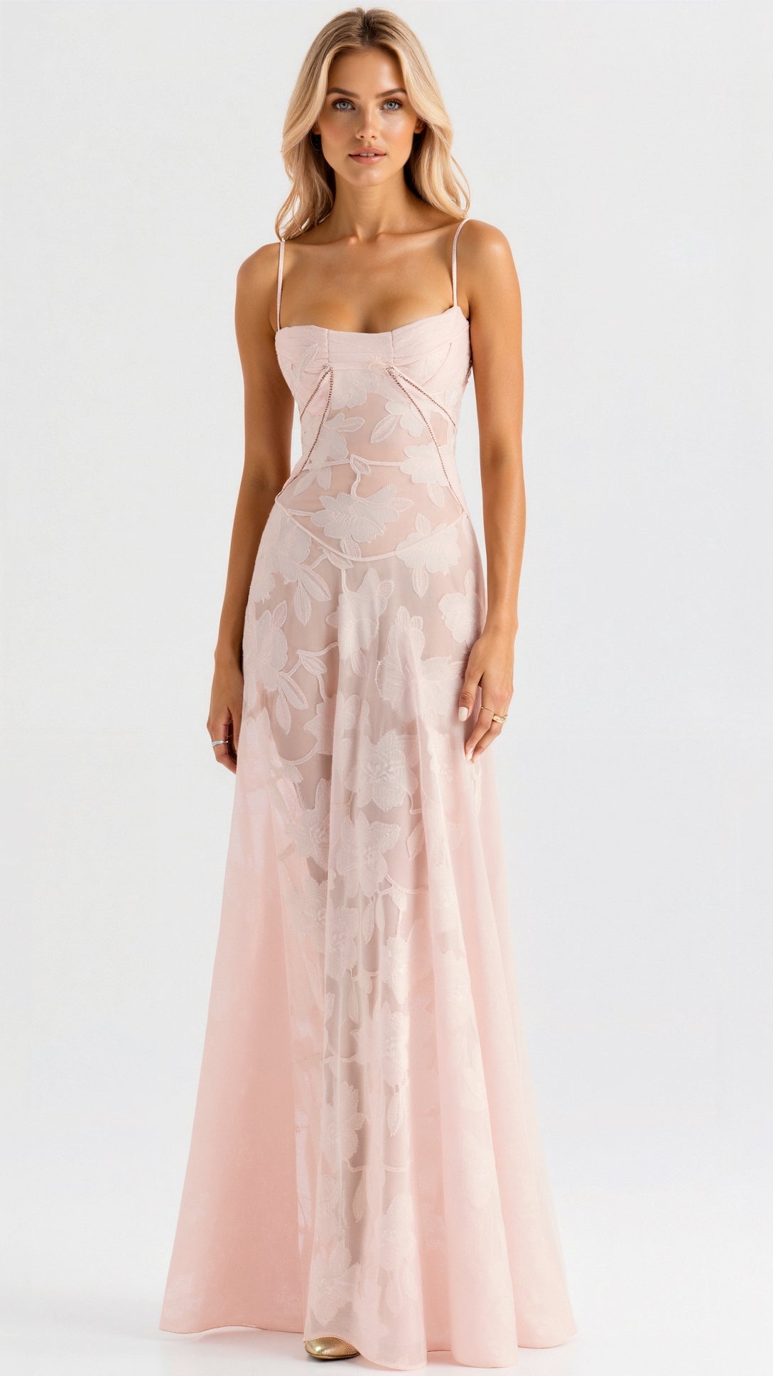 Lyra | Women Wedding Guest Slip Maxi Dress