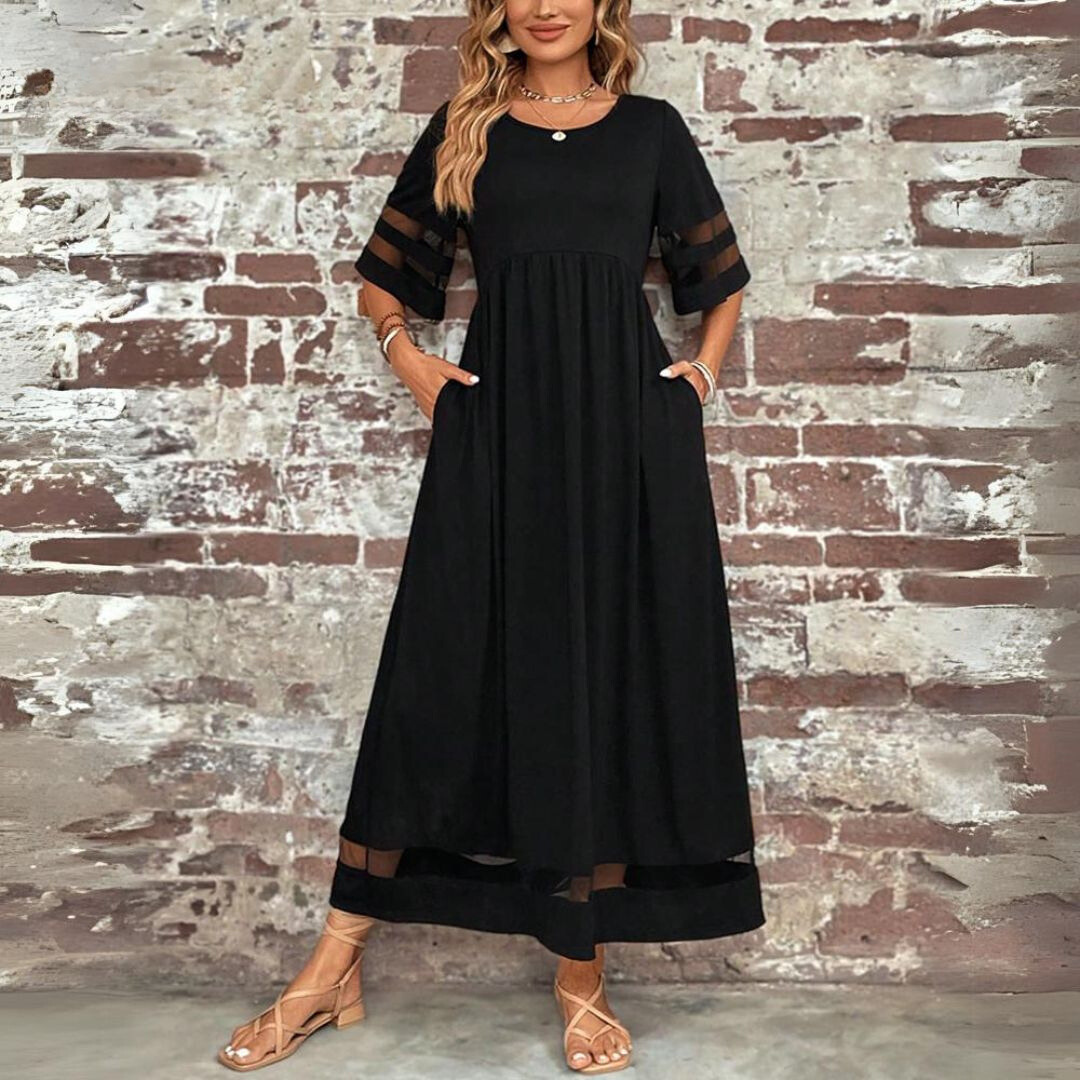 Margot | Women Empire Waist Maxi Dress Tummy Flattering