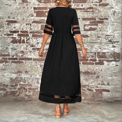 Margot | Women Empire Waist Maxi Dress Tummy Flattering