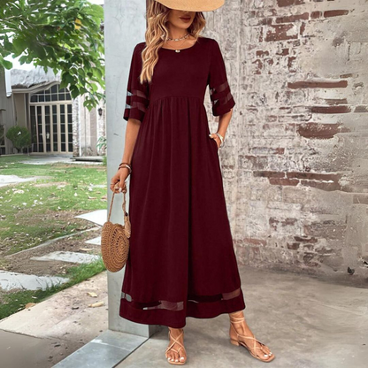 Margot | Women Empire Waist Maxi Dress Tummy Flattering