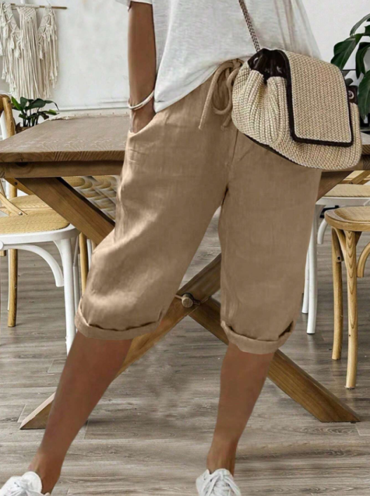 Mila | Women Summer Shorts Drawstring Casual
