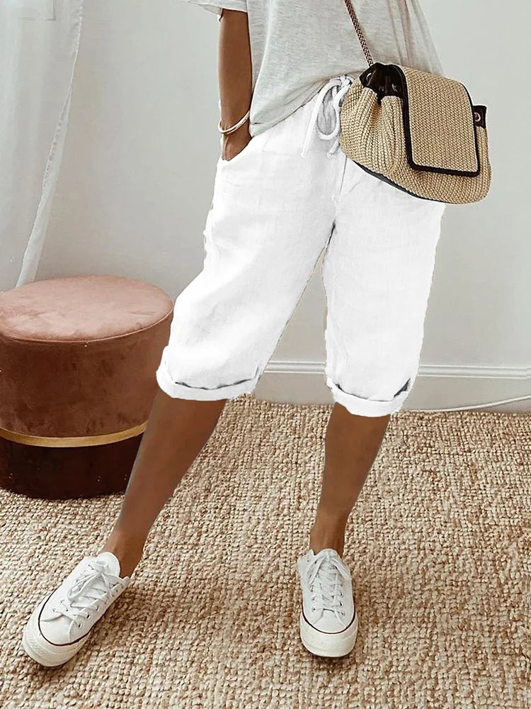 Mila | Women Summer Shorts Drawstring Casual