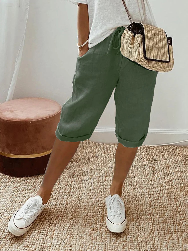 Mila | Women Summer Shorts Drawstring Casual