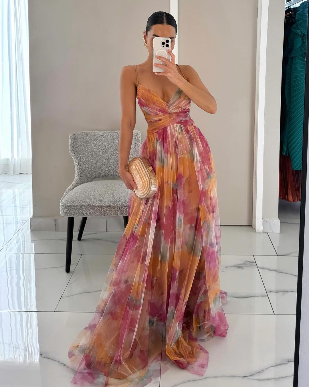 Rosalind | Women Elegant Floral Maxi Dress