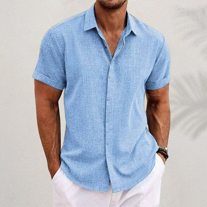 Sebastian | Men's Cotton Linen Summer Shirt