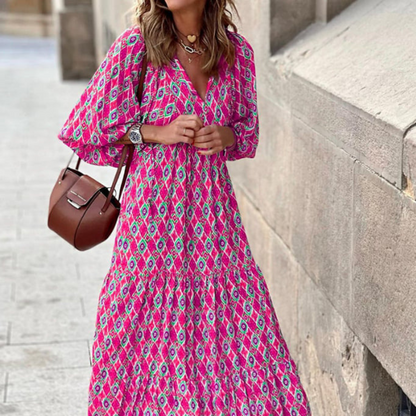 Sienna | Effortless Women's Boho Printed Maxi Dress