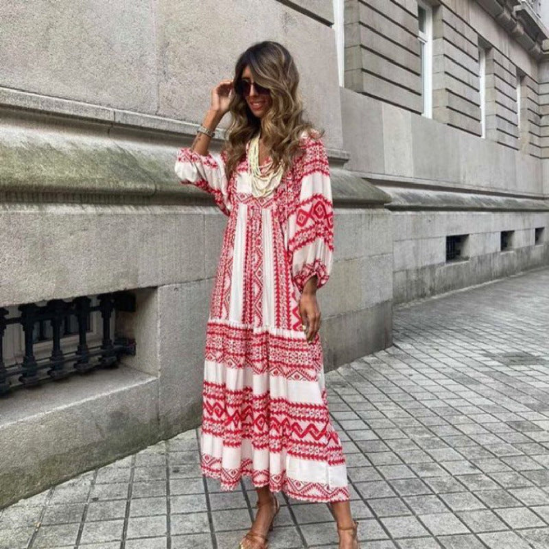 Sienna | Effortless Women's Boho Printed Maxi Dress