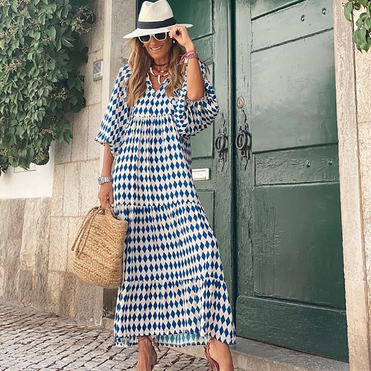 Sienna | Effortless Women's Boho Printed Maxi Dress
