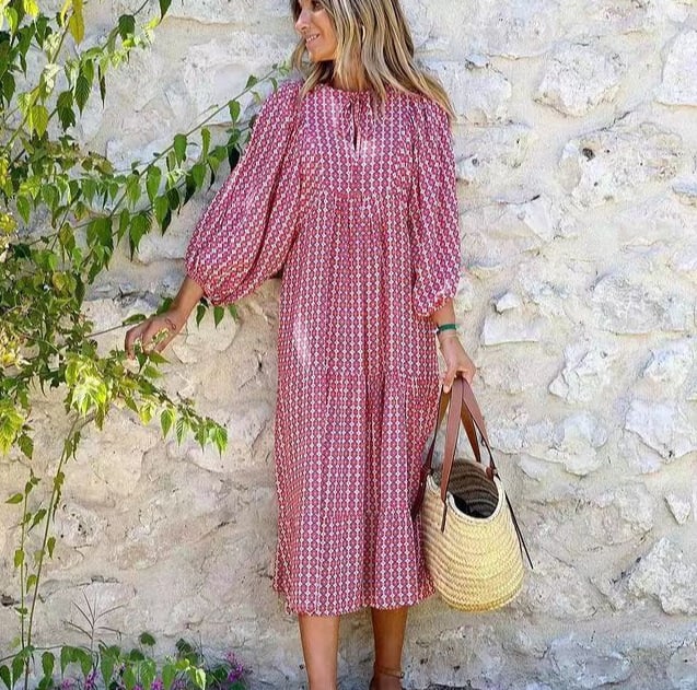 Sienna | Effortless Women's Boho Printed Maxi Dress