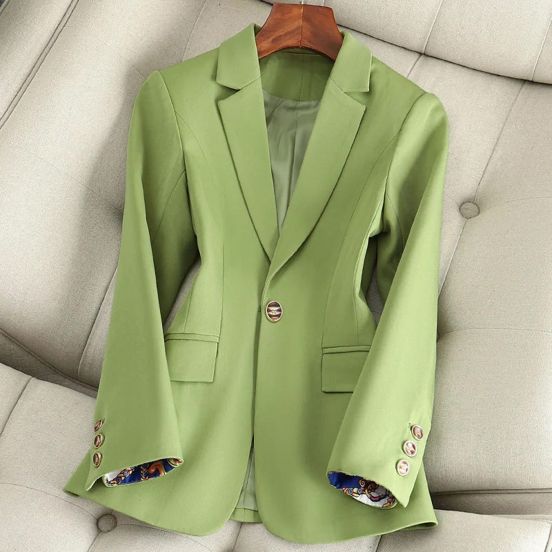 Sienna | Women's Single Button Notch Lapel Tailored Blazer