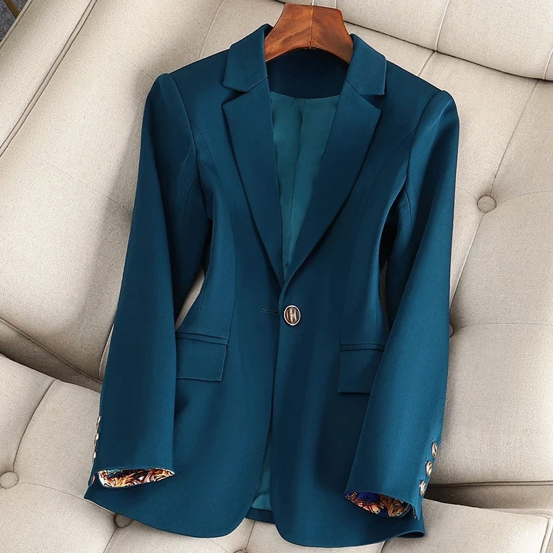 Sienna | Women's Single Button Notch Lapel Tailored Blazer