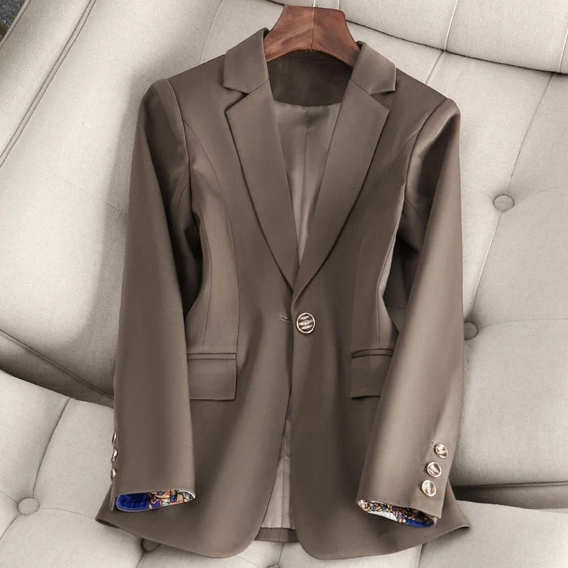 Sienna | Women's Single Button Notch Lapel Tailored Blazer