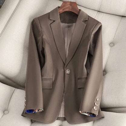 Sienna | Women's Single Button Notch Lapel Tailored Blazer