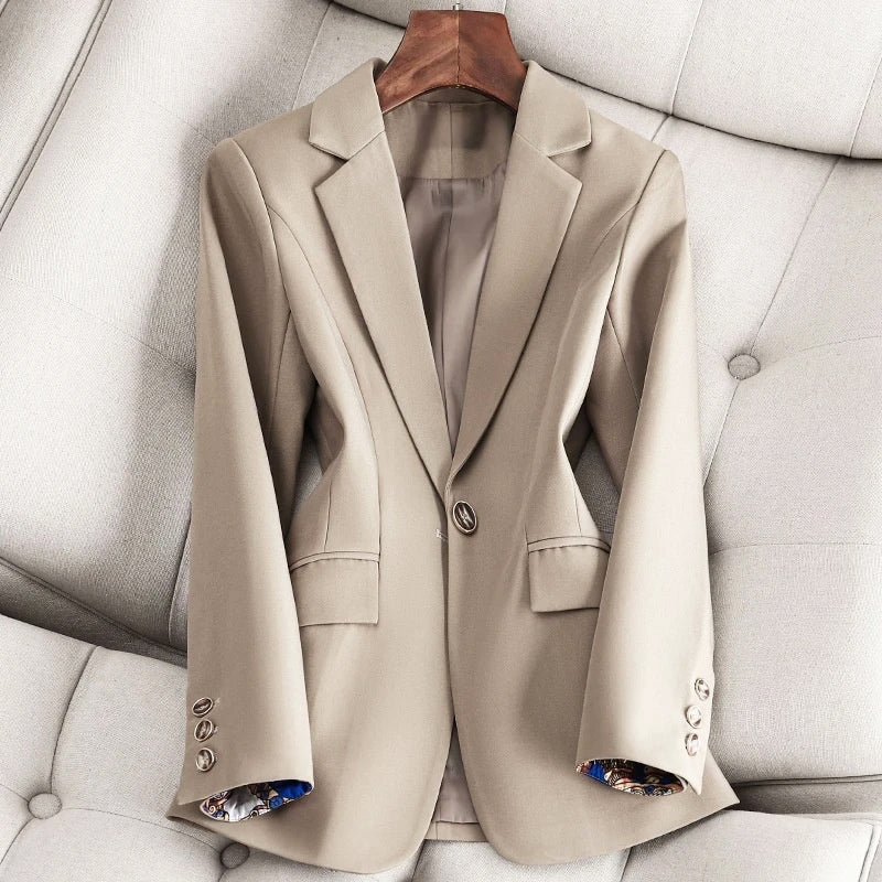 Sienna | Women's Single Button Notch Lapel Tailored Blazer