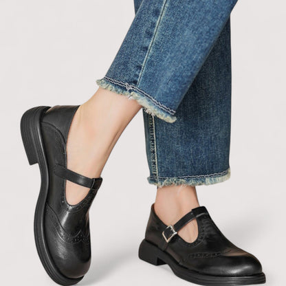 Ulrika | Women Leather Mary Jane Shoes Elegant